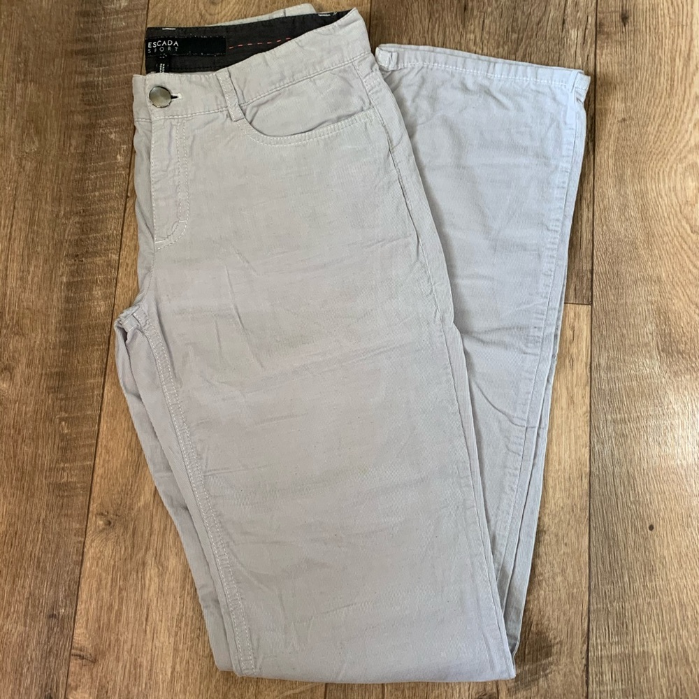 ESCADA light weight grey corduroy jeans